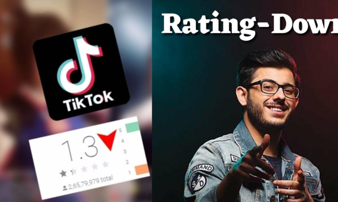 CarryMinati Effect Continues To Haunt TikTok Ratings.