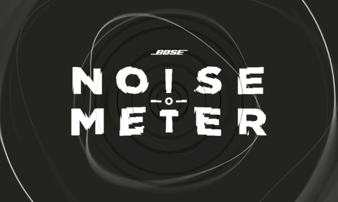 Noise-O-Meter By Bose Rewards Rising Noise Level With Discounts On Its Headphones.