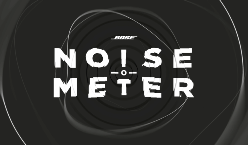 Noise-O-Meter By Bose Rewards Rising Noise Level With Discounts On Its Headphones.