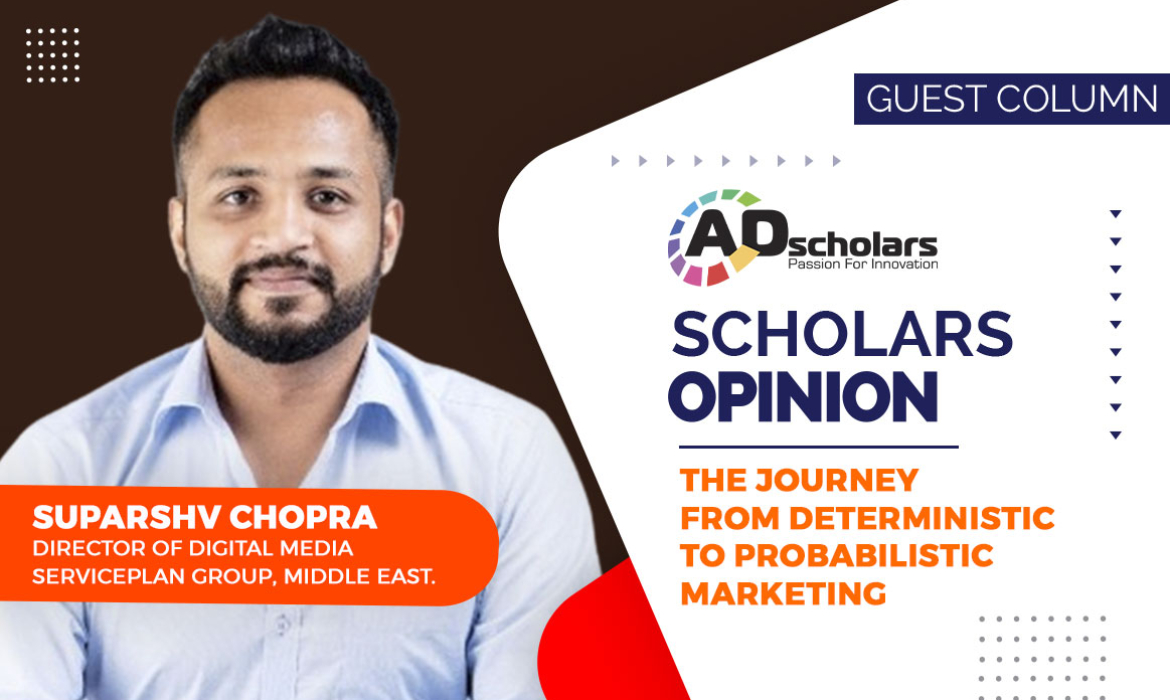Suparshv Chopra, adtech, cookieless, deterministic marketing, digital marketing, probabilistic marketing, programmatic, advertising
