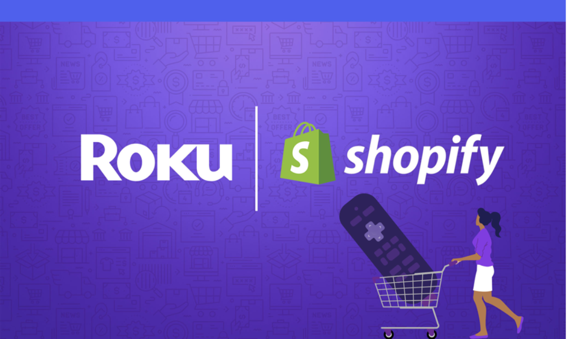 connected TV, roku, shopify, advertising, cross device targeting, digital advertising, commerce integration, retail, CTV