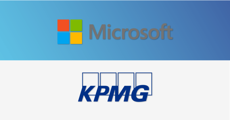 AI, artificial intelligence, Microsoft, cloud services, KPMG, professional services