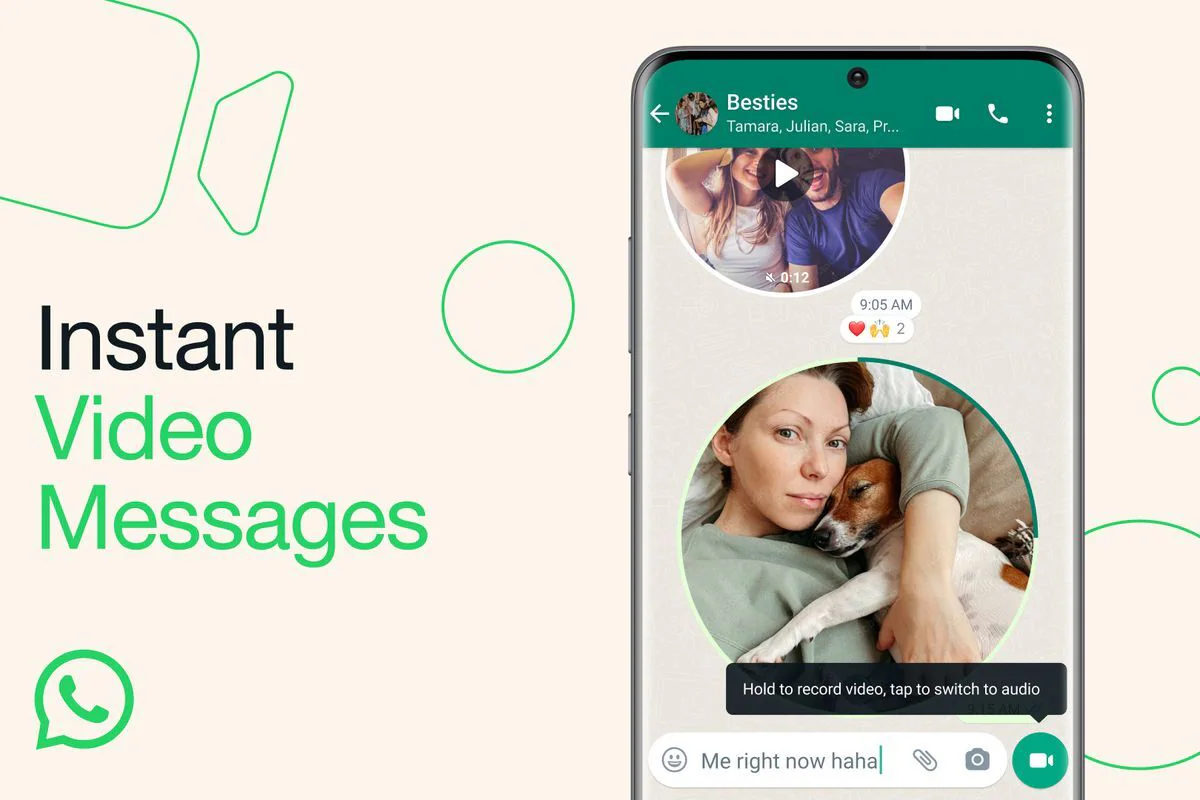 whatsapp, video messaging, meta, updates, beta testing, mark Zuckerberg, rollout, real time video