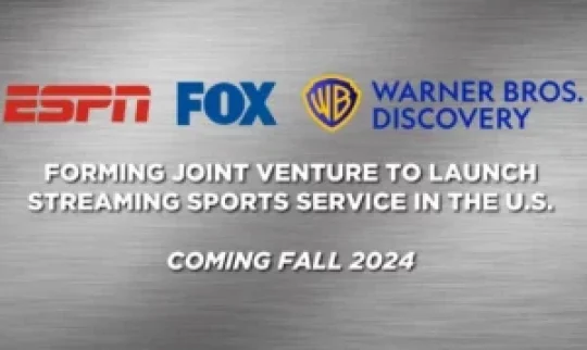 Streaming platform, rich greenfield, joint streaming, joint venture, fox corp, sports bundle, espn channels, disney’s espn, launch sports, fox’s fs1, aew, espn+, mobile phones, wbd, streaming, streaming platform, sports streaming, professional games, traditional TV, linear TV, direct to consumer, DTC, sports content, NFL, NBA, TV subscription, pay tv, subscription fees, ESPN, FOX, Warner Bros. Discovery, Disney+, Hulu, Monday Night Football, MLB, NHL, live sports, cable TV,
